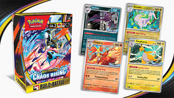 Get a Pokémon TCG: Mega Evolution—Chaos Rising Build & Battle Box Early