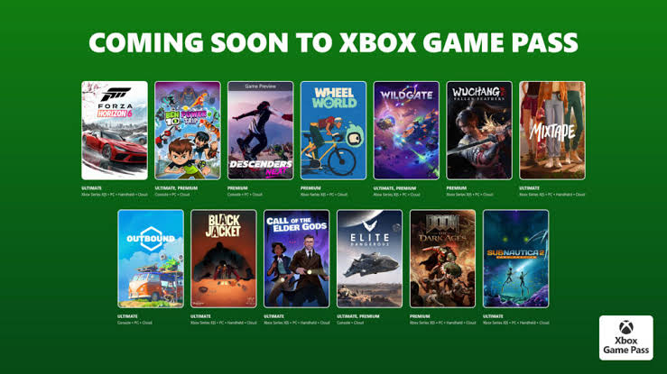 Coming to Xbox Game Pass: Forza Horizon 6, Mixtape, Subnautica 2, and More