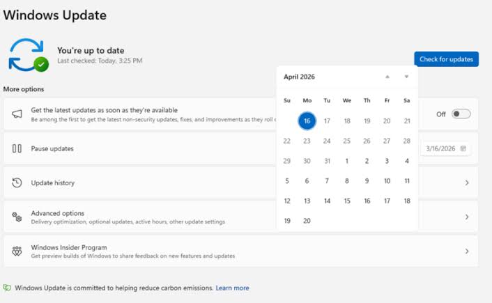 Forced Windows updates can now be paused forever
