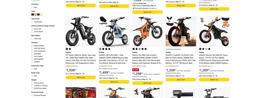 Amazon to stop selling ‘hooligan bikes’ in California after investigation