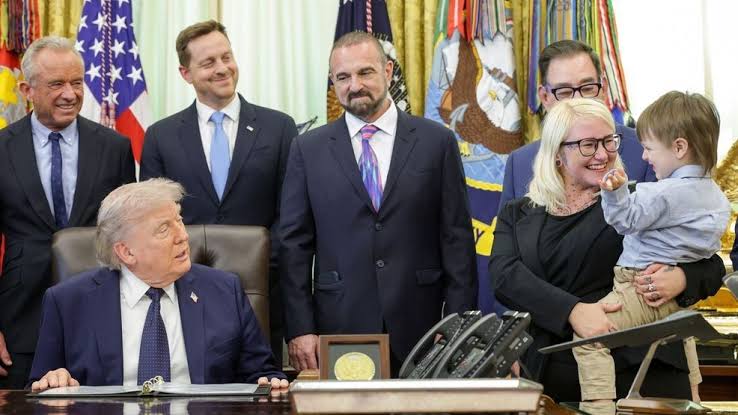 2-year-old joins Trump at White House as president spotlights 'miracle cure' for deaf boy