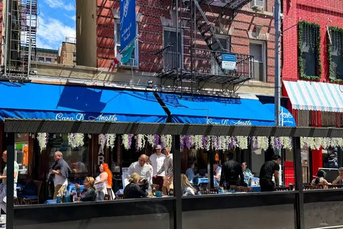 Roadway outdoor dining is back in NYC for 2026, but it's only a slice of what it once was