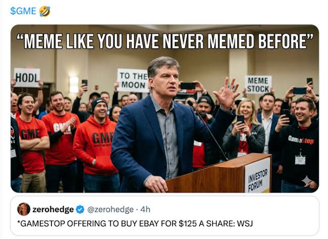 GameStop's CEO unleashed a flood of good memes with his eBay offer