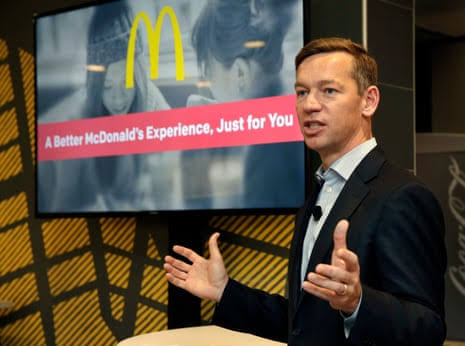 McDonald’s CEO blames mother’s etiquette training for awkward burger bite in video