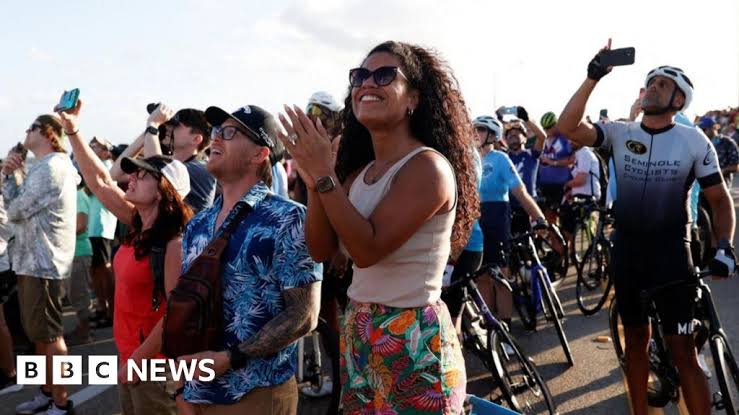 'We go for all humanity' - emotional moment as Artemis II blasts off
