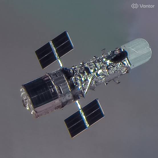 Satellite Captures Rare View of Hubble Space Telescope on its 36th Birthday