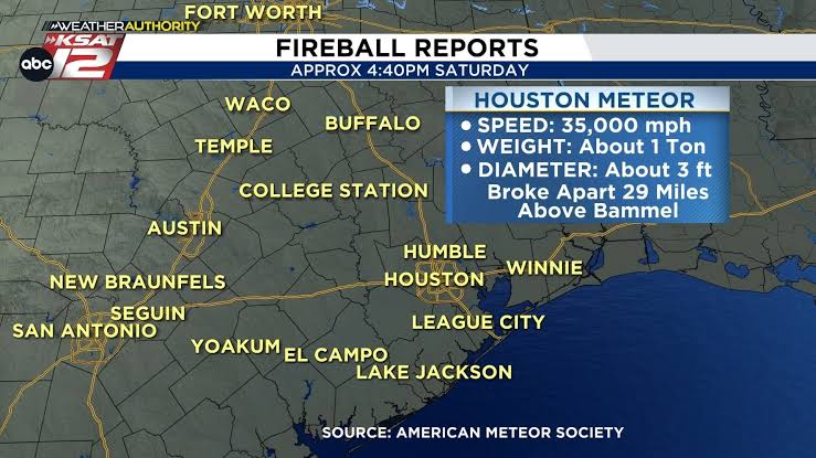Cameras capture rare meteorite sightings across United States