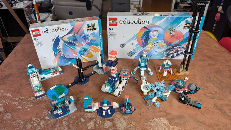 Lego's educational space sets are a stellar way to teach kids about the basic physics of collisions and impacts