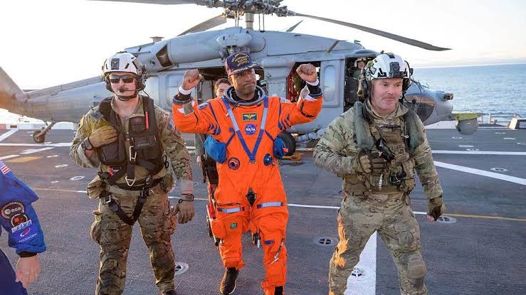 Victor Glover's First Words After Returning From the Moon Will Tug At Your Heart