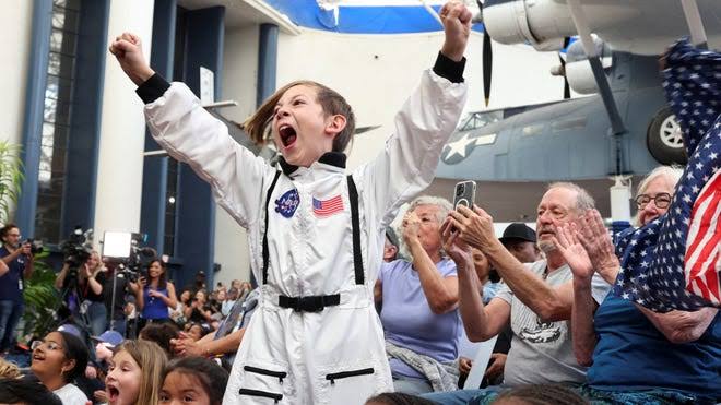 From liftoff to splashdown: The historic space mission that united America