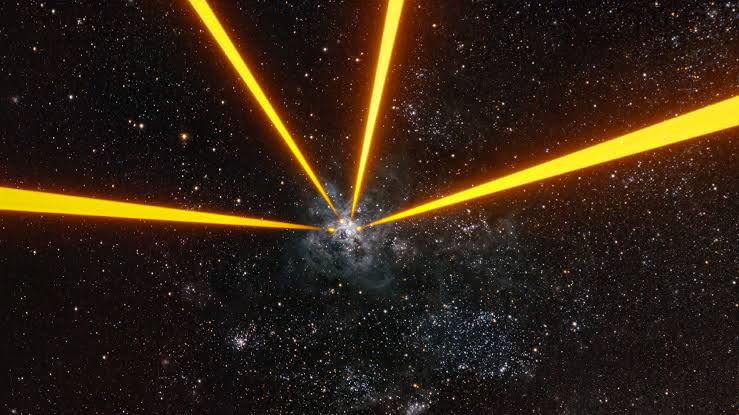 Lasers take aim at a galaxy far, far away photo of the day for May 4, 2026