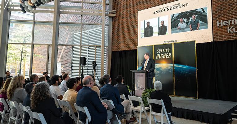 SpaceX team wins Purdue’s first Neil Armstrong Space Prize for its reusable rocket system