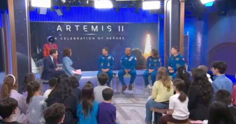 Artemis crew tells kids at town hall, moon flight was "the best roller coaster ride you've ever been on"