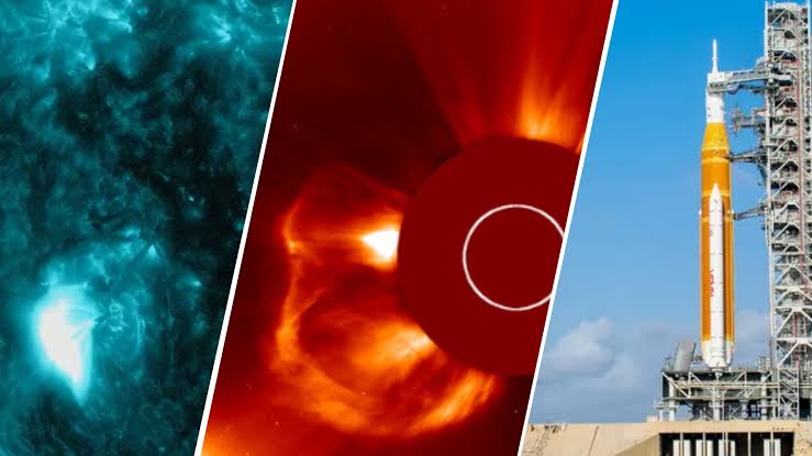 Powerful X-class solar flare triggers radio blackout ahead of Artemis 2 launch (video)