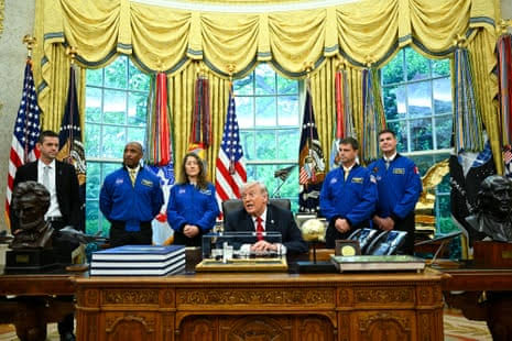 Trump hosts crew of historic Artemis mission: ‘I would have had no trouble making it’