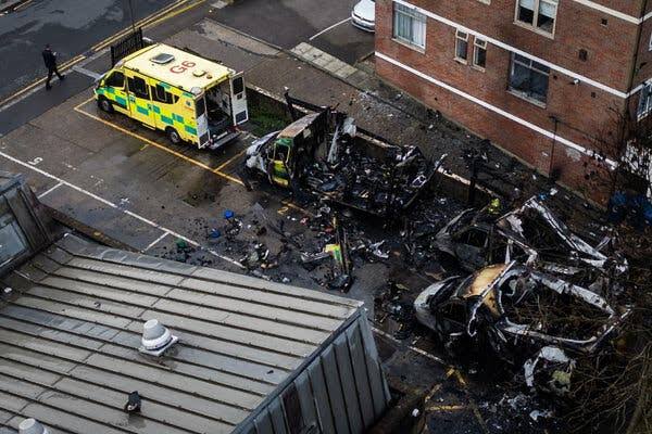 Three Charged With Arson in Attack on U.K. Jewish Charity’s Ambulances