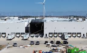 Strong storm damages Rivian plant and B-N homes and businesses; thousands still without power