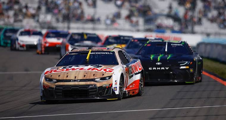 Best of the rest: Michael McDowell finishes a distant second at Watkins Glen