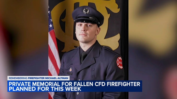 Chicago firefighter death: Postponed funeral service planned for Chicago firefighter Michael Altman after widow gives birth