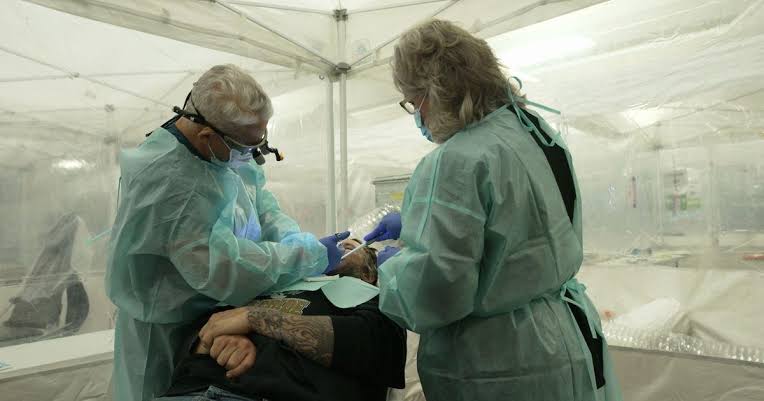 RAM pop-up clinics provide free medical, dental, and vision care to uninsured or underinsured Americans