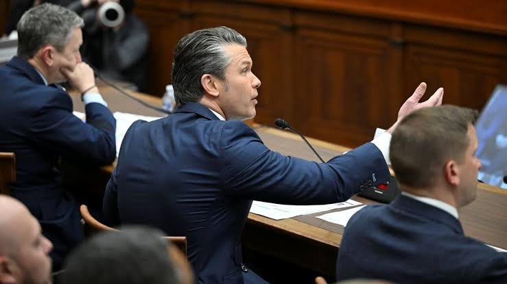 Hegseth Cites Falsehood to Defend His Firing of Senior Officers