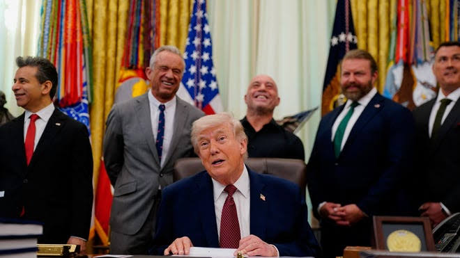 Trump's approval rating drops over economy, Iran war in new poll