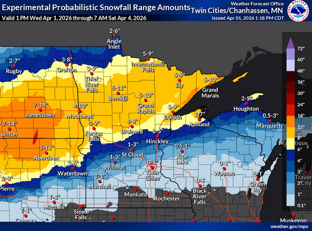 Winter storm warnings: Sleety, icy, snowy system through Thursday