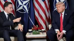 Trump continues to attack Nato after meeting with alliance chief Mark Rutte