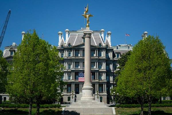 Millions for a Paint Job? Trump Wants the Eisenhower Building Painted White.