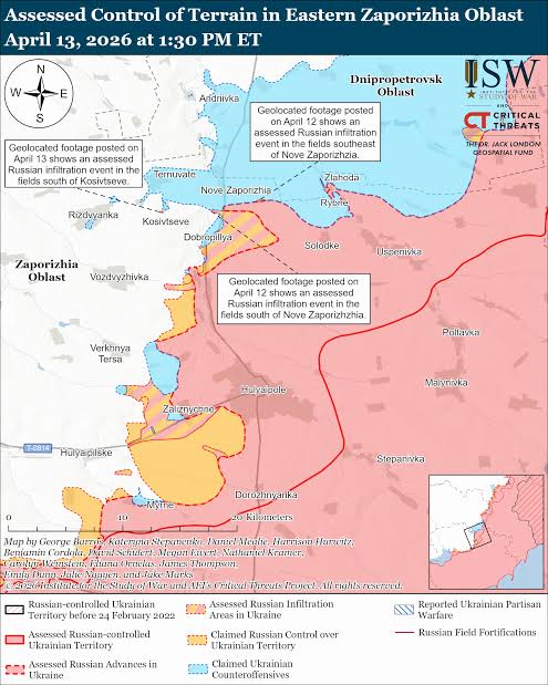 Russian Offensive Campaign Assessment, April 13, 2026