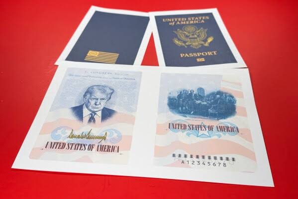 US will issue commemorative passports with Trump’s picture for America’s 250th birthday